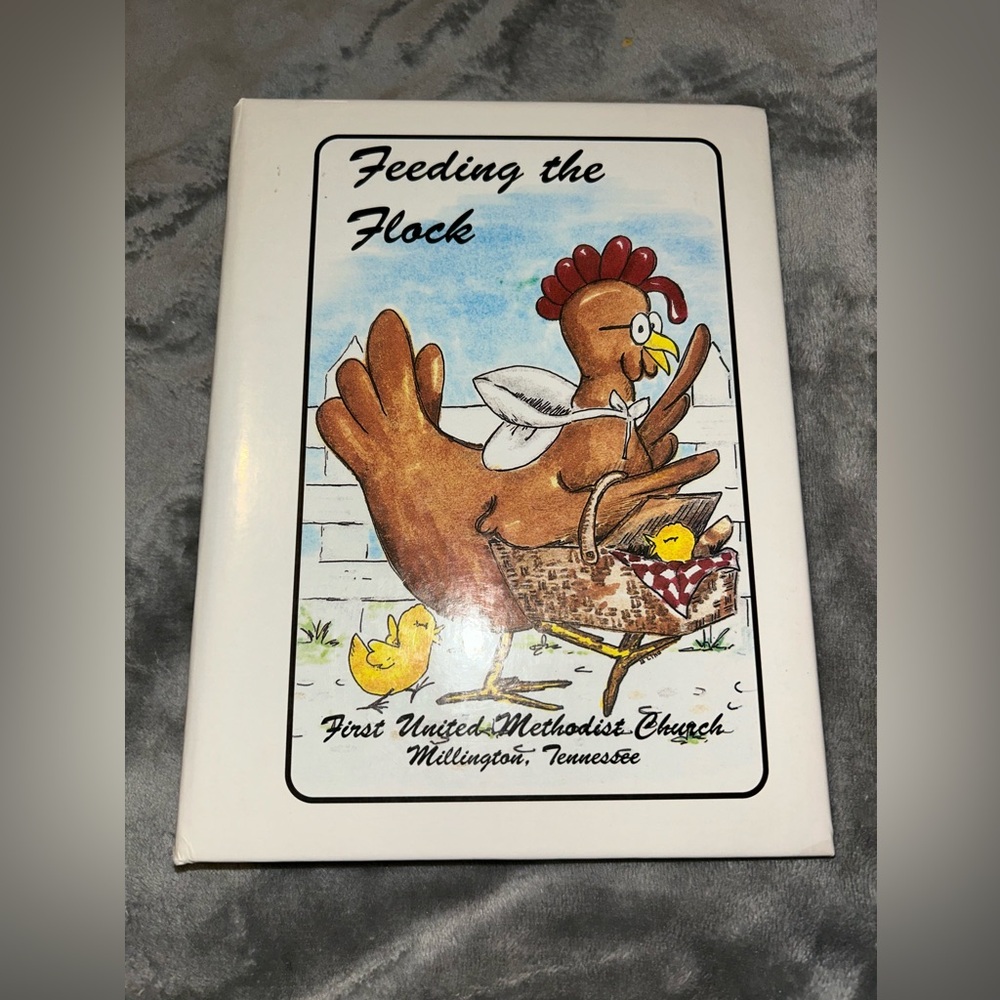 Feeding The Flock Cookbook 3 Ring Binder, First United Methodist Church, 1996